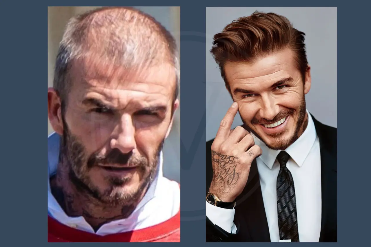 Celebrity Hair Transplant David Bechkam
