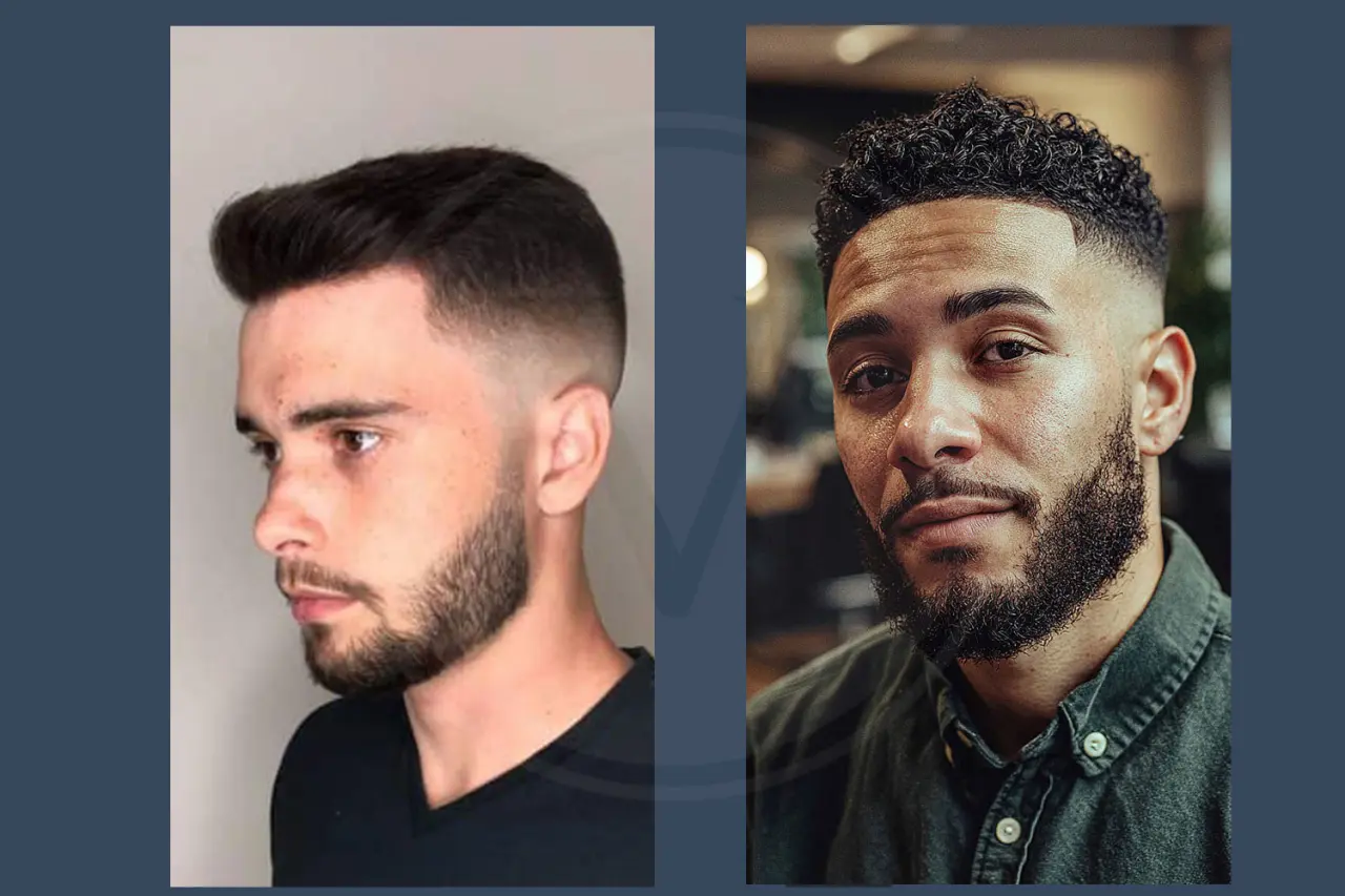 Short Bald Fade Haircut