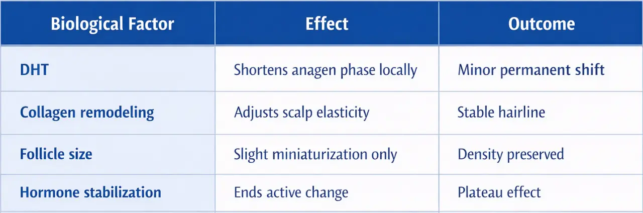 Biology Behind a Mature Hairline