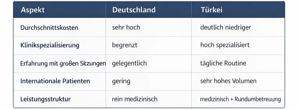 Haartransplantation Deutschland vs Türkei: Kosten & Qualität