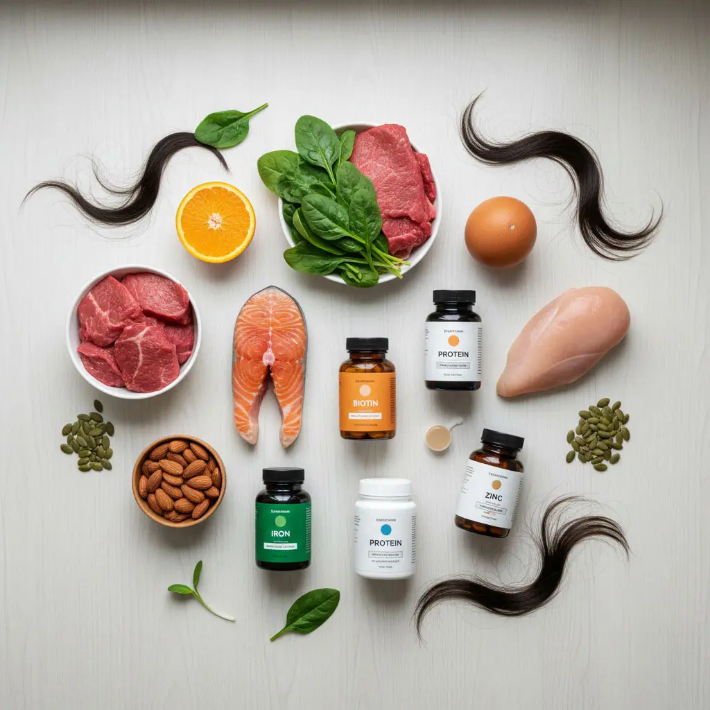 Perdita di capelli e carenze vitaminiche