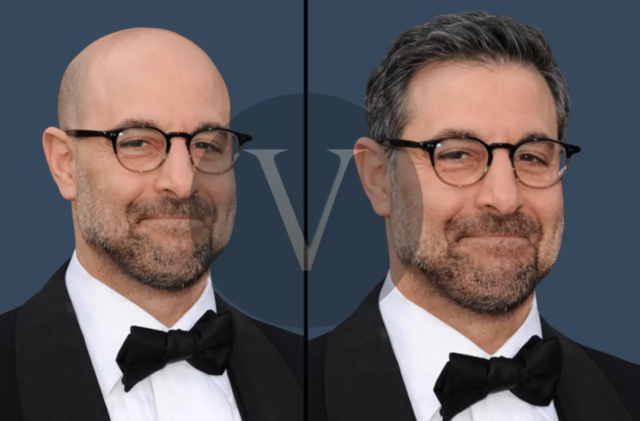 Stanley Tucci Hair