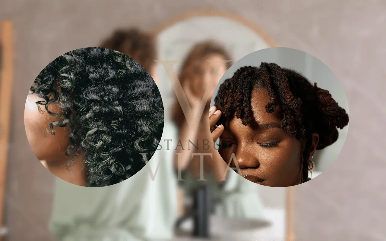 curls after black hair transplant