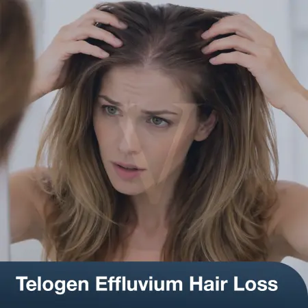 Telogen Effluvium Hair Loss: Symptoms, Treatment & Regrowth