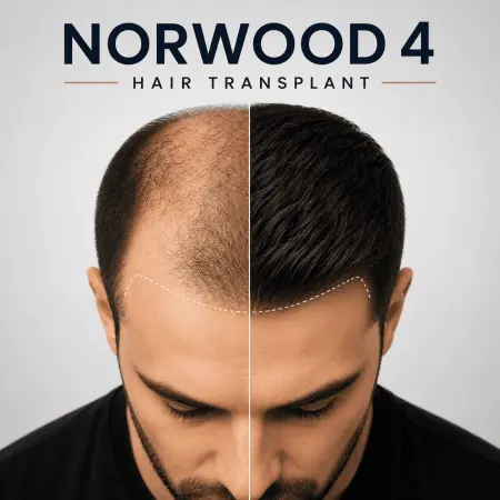 What Is Norwood Type 4? Signs, Treatment & Hair Transplant
