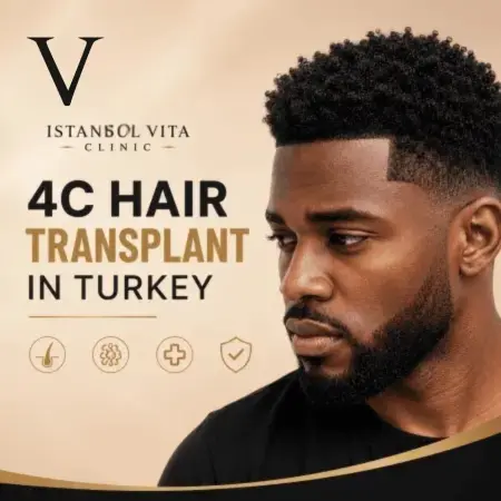 4C Hair Transplant in Turkey -  Natural Afro Hair Results
